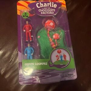 CHARLIE AND THE CHOCOLATE FACTORY OOMPA LOOMPAS FIGURE FUNRISE box has wear